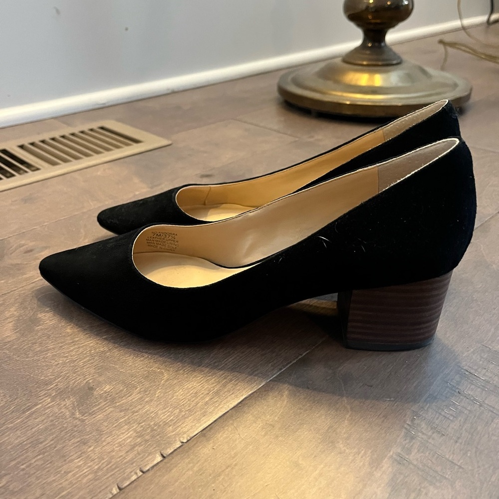 Sole Society Chunky Kitten Heels | Never worn | Black